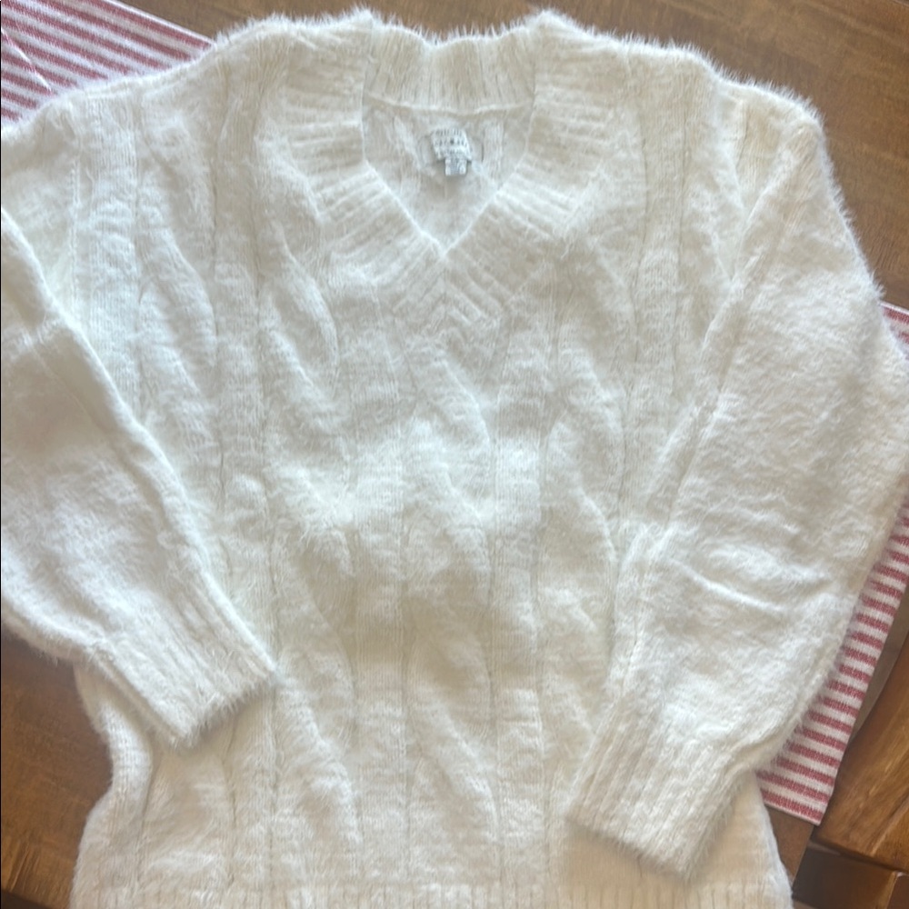 Cozy White Women's Sweater